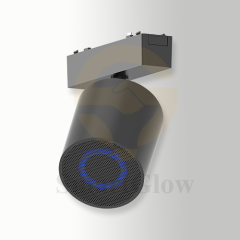 48V Wireless Installation Adjustable Magnetic Track Rail Bluetooth Speaker