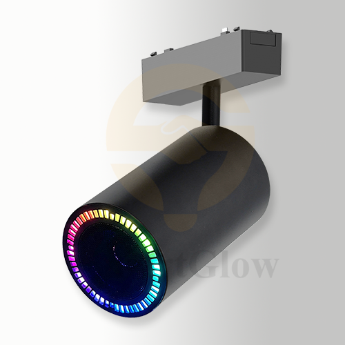 48V Surface Mounted Thin Track Dimmable RGB Bluetooth Speaker