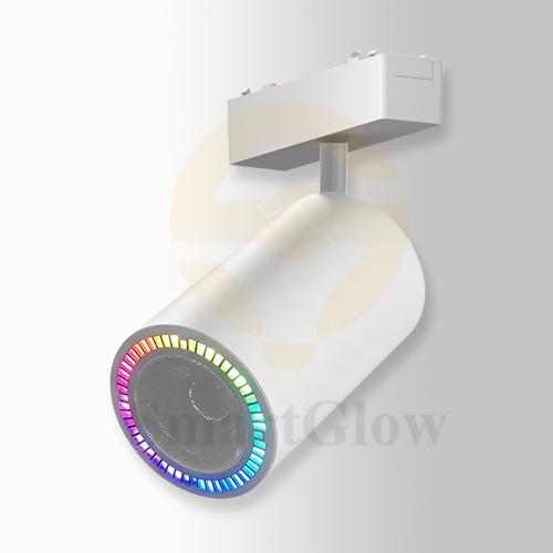 48V Surface Mounted Thin Track Dimmable RGB Bluetooth Speaker