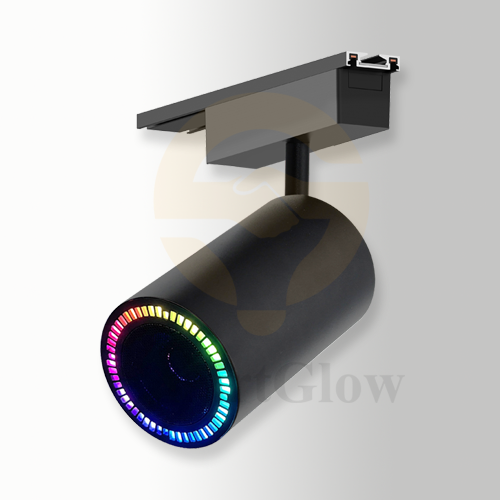 48V Surface Mounted Thin Track Dimmable RGB Bluetooth Speaker