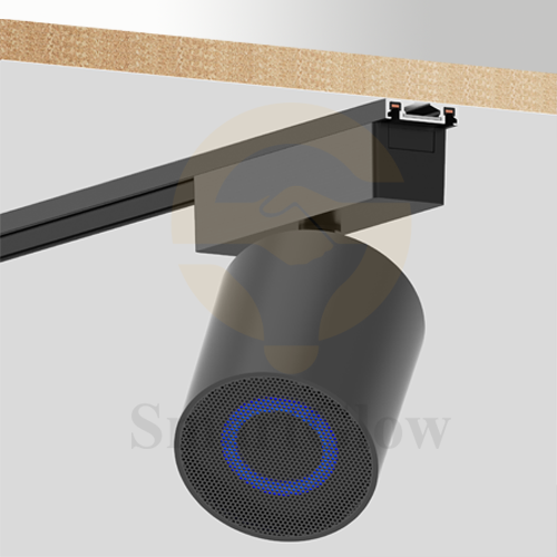 48V Wireless Installation Adjustable Magnetic Track Rail Bluetooth Speaker