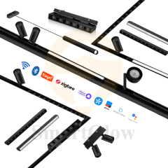 24V Small LED Magnetic Track Floodlight for Jewelry Cabinets