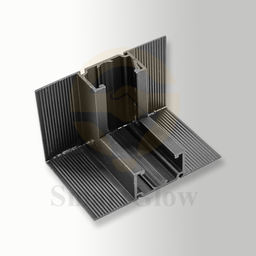 Recessed Horizontal Corner - Recessed Magnetic Track Rail Accessories