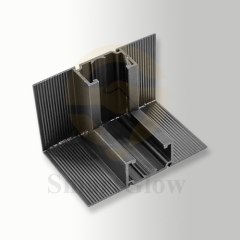 Recessed Horizontal Corner - Recessed Magnetic Track Rail Accessories