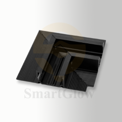 Recessed Horizontal Corner - 48V Magnetic Track Rail