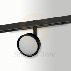 Low Voltage Commercial 10mm Slim Magnetic Track LED Round floodlighting