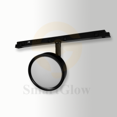 Low Voltage Commercial 10mm Slim Magnetic Track LED Round floodlighting