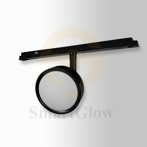 Low Voltage Commercial 10mm Slim Magnetic Track LED Round floodlighting