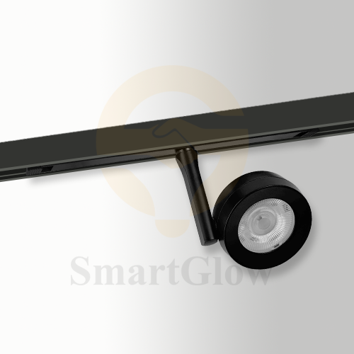48V COB Anti-glare LED Magnetic Track Adjustable Round Spot Light