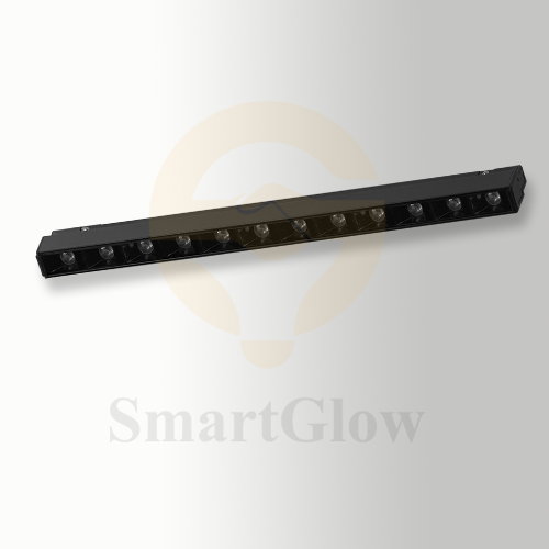 24V Tiny LED Magnetic Track Grille Lighting Fixtures for Museum - 3000K/4000K/6000K