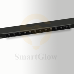 24V Tiny LED Magnetic Track Grille Lighting Fixtures for Museum - 3000K/4000K/6000K