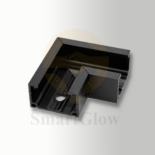 Surface Mounted Horizontal Corner - Thin Magnetic Track Accessories