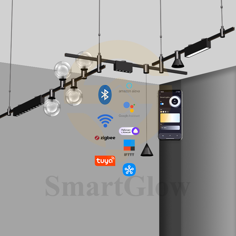 48V Ultra Thin LED Track Pendants Floodlight for Commercial Spaces