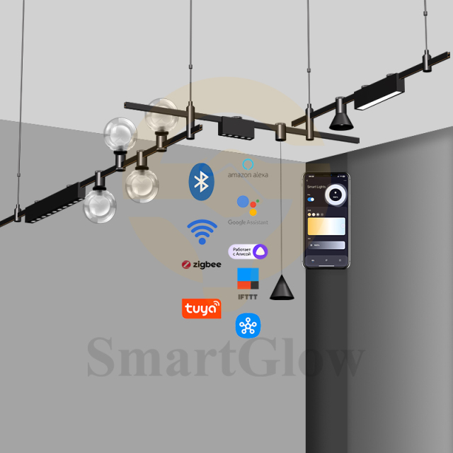 48V Ultra Thin LED Track Pendants Floodlight for Commercial Spaces