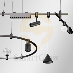 Modern LED Magnetic Track Round Ball Light - 3000k/4000K/5000K