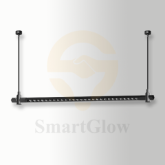 Customized Ultra Thin Track Lighting Anti Glare Grille Pendants Light Fixture