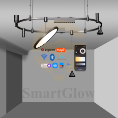 Commercial 48v Suspended Magnetic Track Conical Spot Lighting
