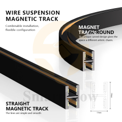 Ultra Thin 48V Suspend Magnetic Track - Black/Gold/Nickel