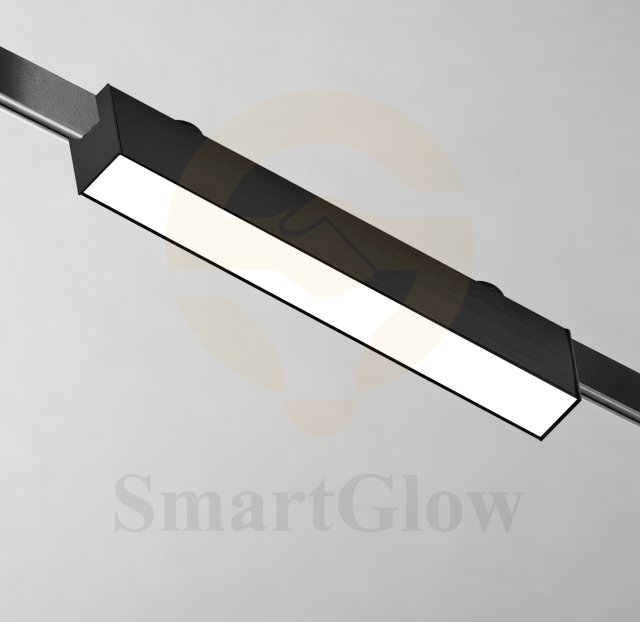 48V Minimalist Linear LED Hanging Magnetic Track Flood Lighting