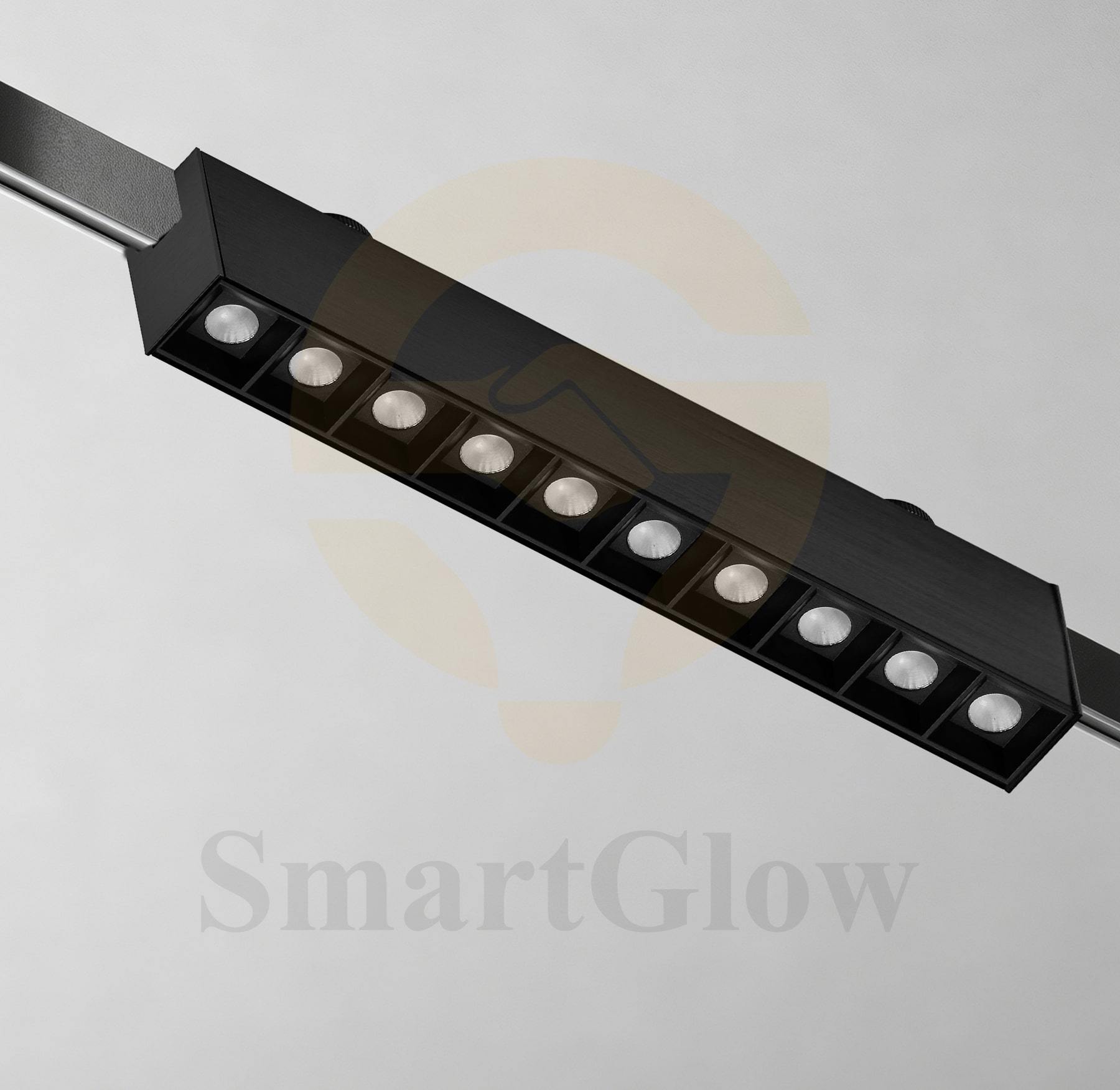 Smart Suspended Linear LED Magnetic Track Anti Glare Grille Lighting