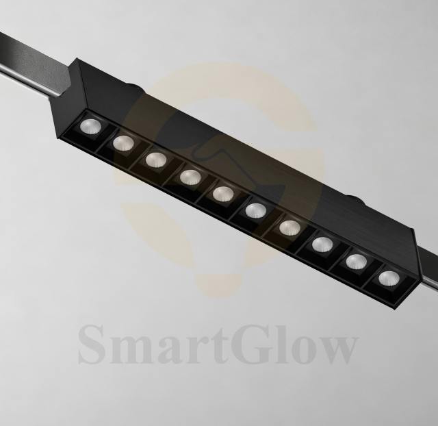 Smart Suspended Linear LED Magnetic Track Anti Glare Grille Lighting