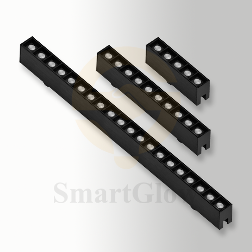 Smart Suspended Linear LED Magnetic Track Anti Glare Grille Lighting