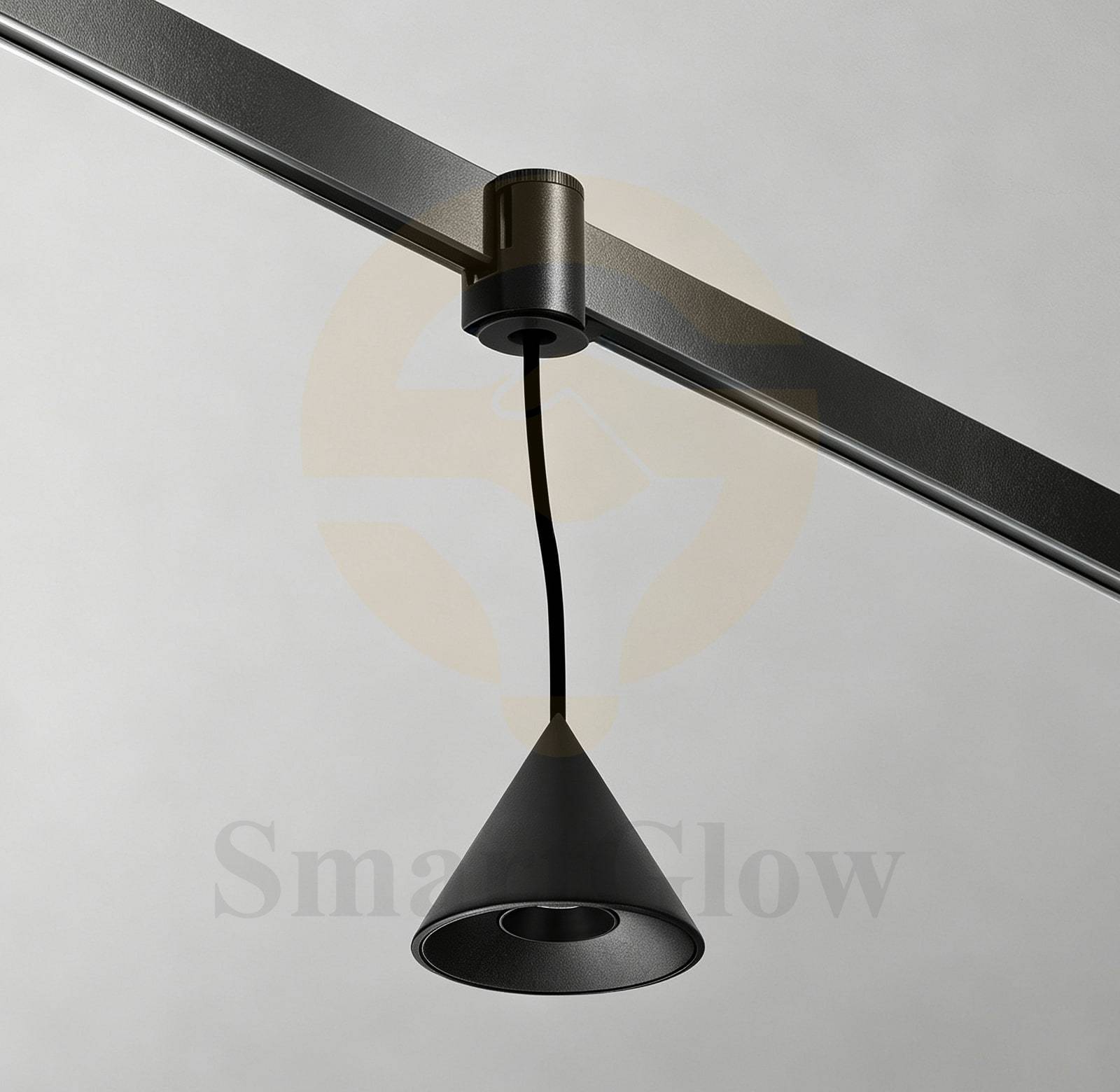 Commercial 48v Suspended Magnetic Track Conical Spot Lighting