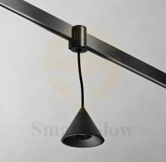 Commercial 48v Suspended Magnetic Track Conical Spot Lighting