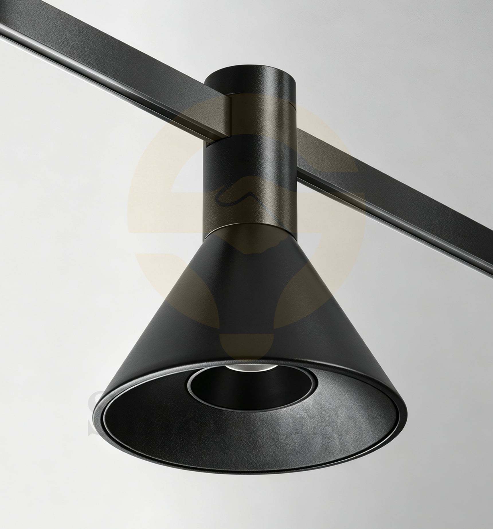 Custom Modern LED Hanging Magnetic Track Conical Spot Light Fixtures