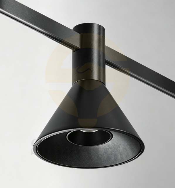Custom Modern LED Hanging Magnetic Track Conical Spot Light Fixtures