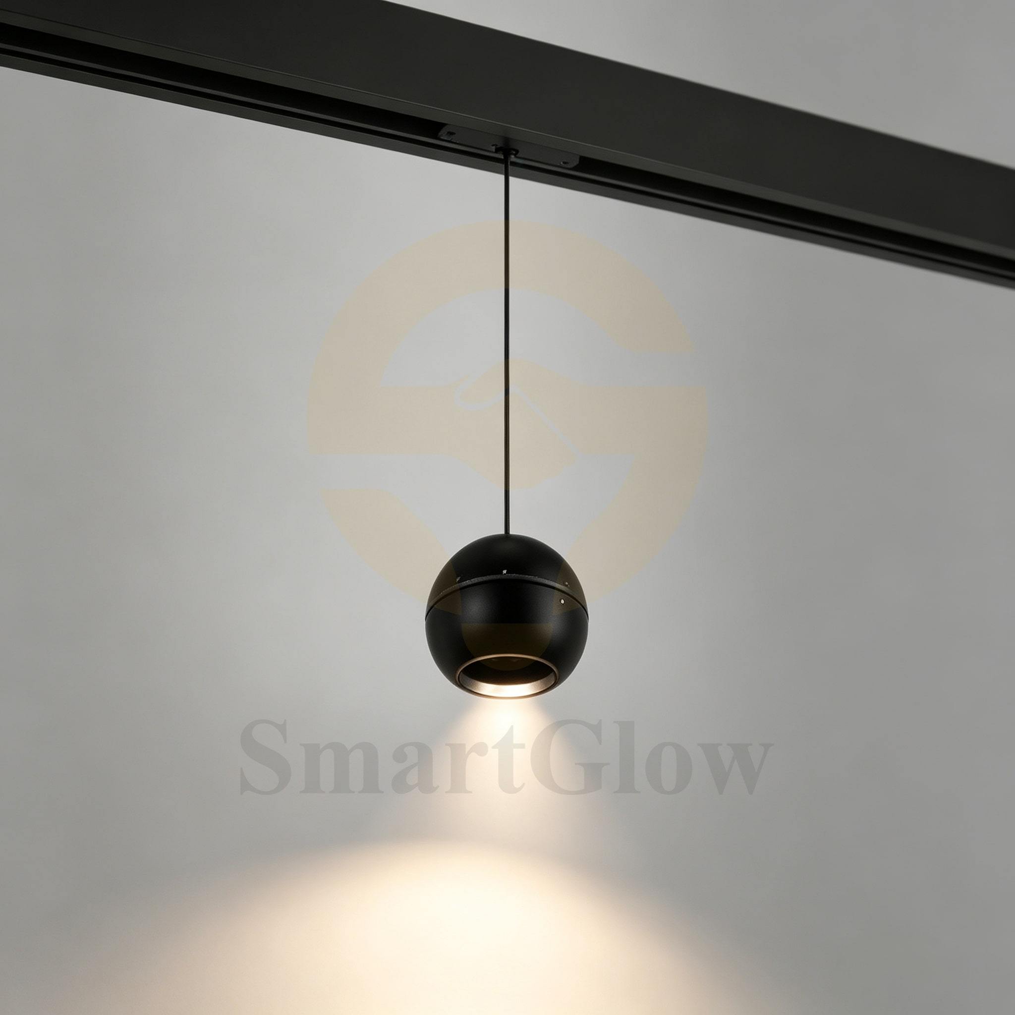 48V Zoomable Magnetic Track LED Pendant Lights - 10°-55° Beam Angle Adjustable