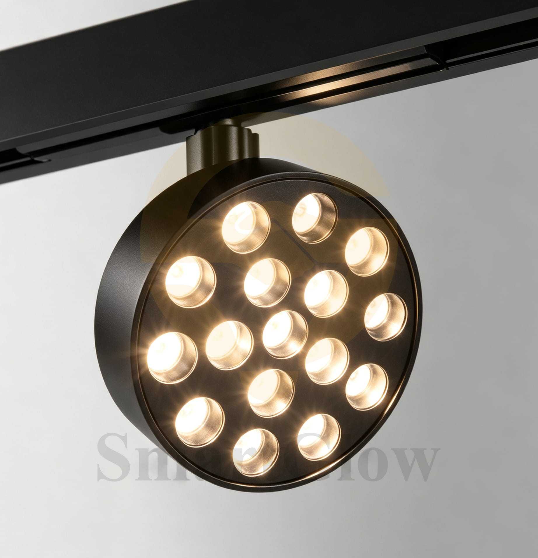 Smart Control Modern LED Magnetic Track Round Grille Light - Tuya/Zigbee/ Wifi