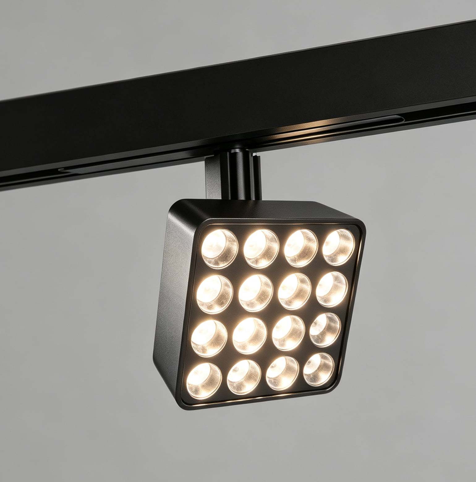 48V LED Recessed Magnetic Square Grille Light - 24 Beam Angle