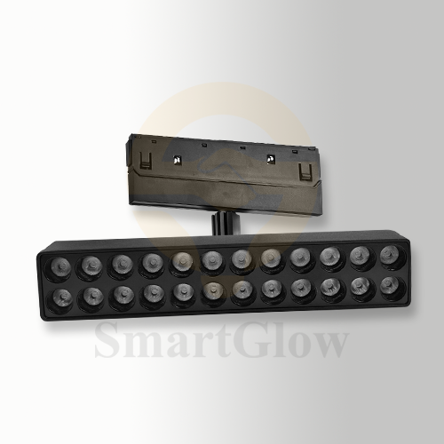 Low Voltage Adjustable Magnetic Track Rectangle Anti Glare Grille Light