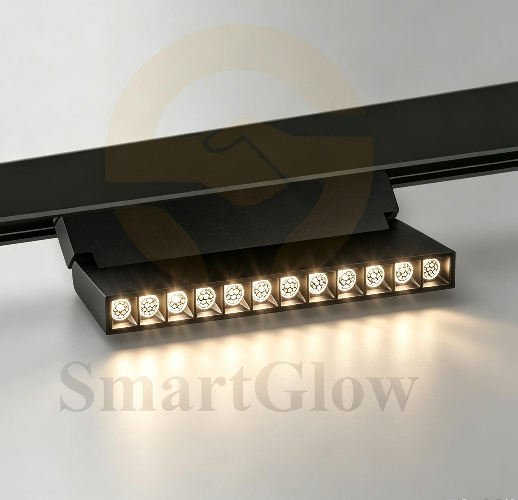 Minimalist Wireless Modular LED Magnetic Track Folding Grille Light