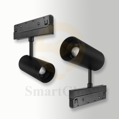48V Modern Zoomable Magnetic Track LED Spot Lights - 10°-55° Beam Angle
