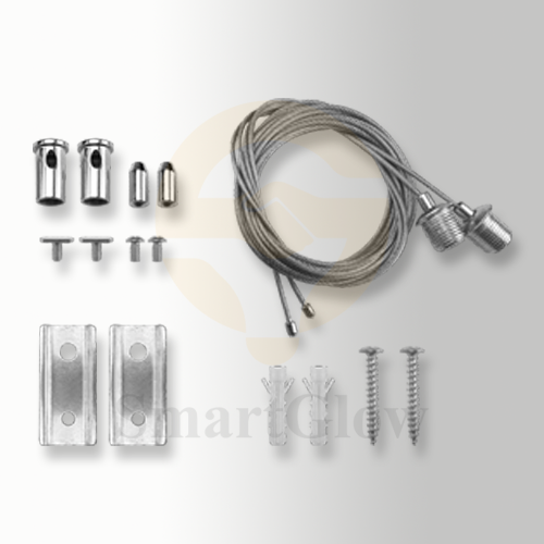 Surface Mounted Straight Fixed Part - Magnetic Track Accessories