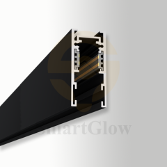 Thin Surface/Hanging Mounted Aluminium LED Magnetic Track - 1/2/3m