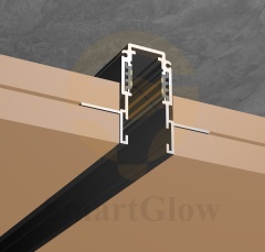 Slim 48V Recessed Magnetic Track Rail System