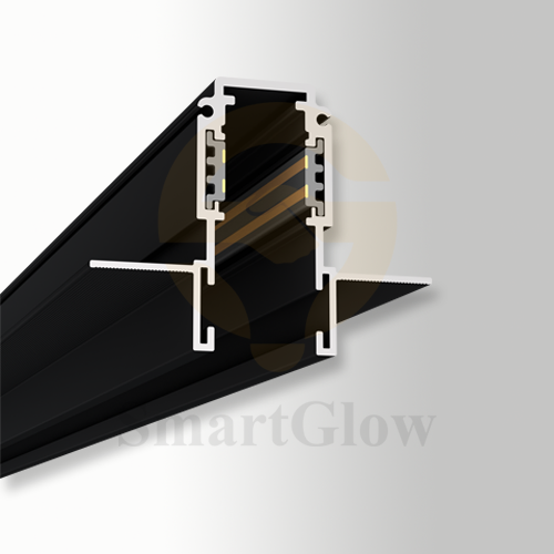 Slim 48V Recessed Magnetic Track Rail System