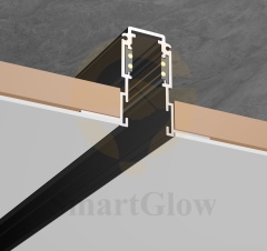 48V Thin Trimless LED Magnetic Track System - 1/2/3m