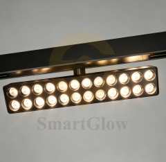 Smart Control Magnetic Track Rectangle Grille Light - Dimmable 3000-6500K