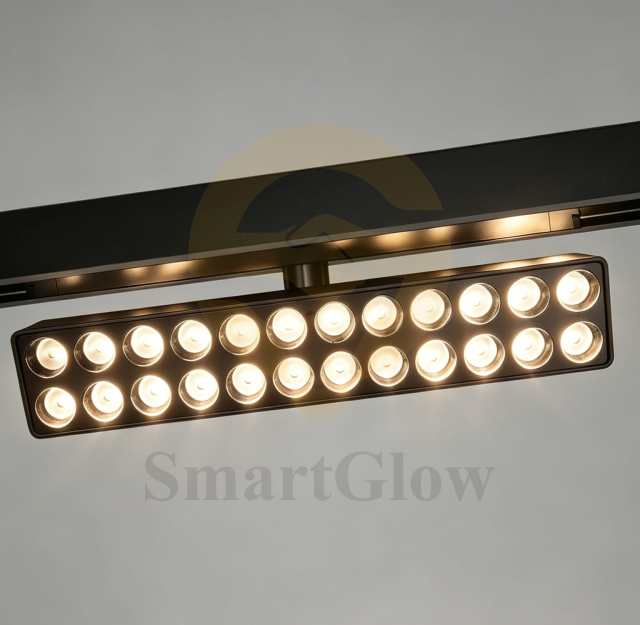Smart Control Magnetic Track Rectangle Grille Light - Dimmable 3000-6500K