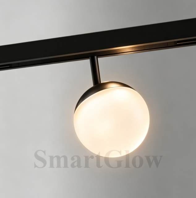 Commercial 220V LED Magnetic Track Round Ball Light With Smart Control System
