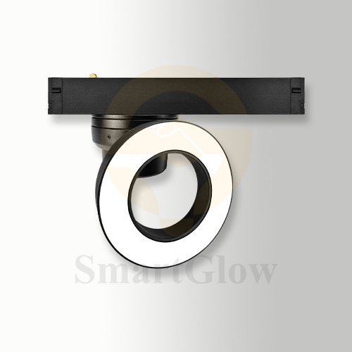 Smart Control 220V Adjustable LED Magnetic Track Round Floodlight
