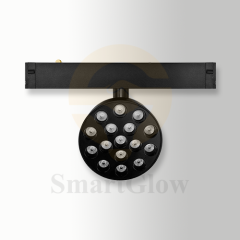 Smart Control Dimmable LED Magnetic Track Round Grille Light