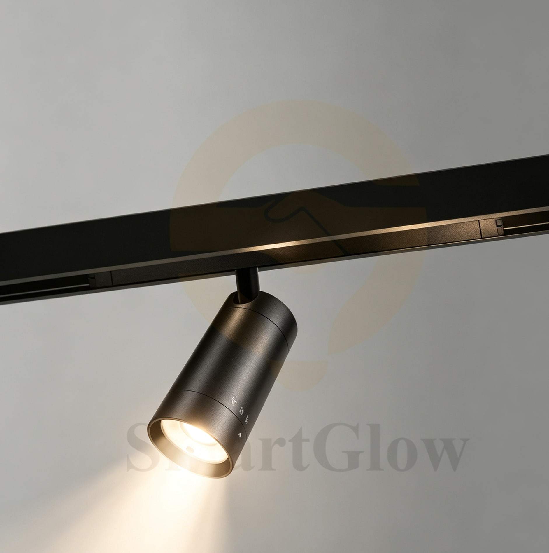 Smart Control Adjustable Magnetic Track LED Zoomable Lights System - 15°/24°/38°