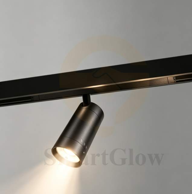 Smart Control Adjustable Magnetic Track LED Zoomable Lights System - 15°/24°/38°