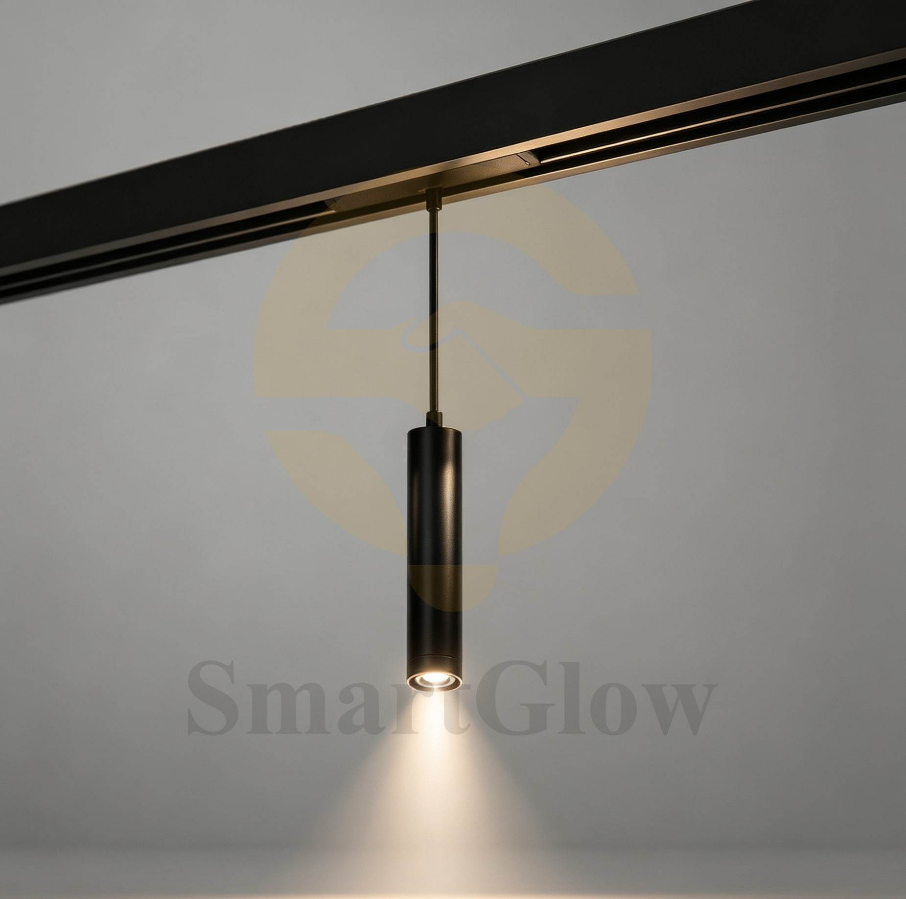 220V LED Magnetic Track Light Pendant Fixtures With Smart Control System