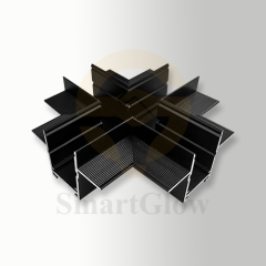 Recessed X Corner - Magnetic Track accessories